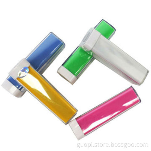 Colorful 2,600mAh Lipstick-shaped Power Bank